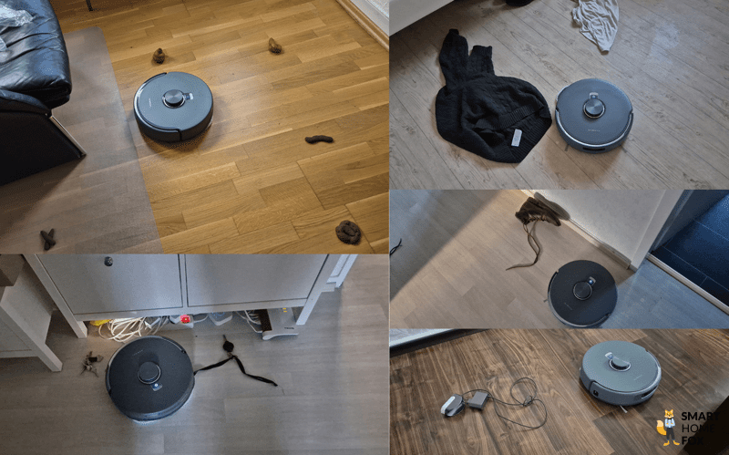 Der Narwal Freo Z10 Ultra umfährt im Test Hindernisse aller Art.